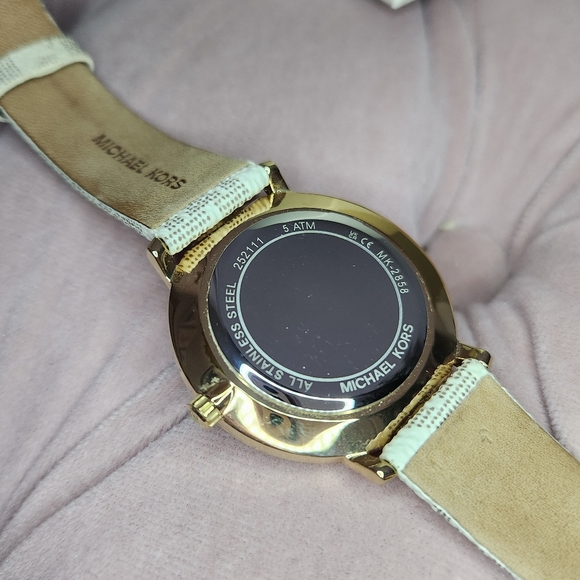 Michael Kors Monogram Strap Watch - Picture 5 of 9